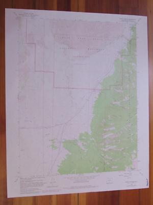 Zapata Ranch Colorado 1982 Original Vintage USGS Topo Map