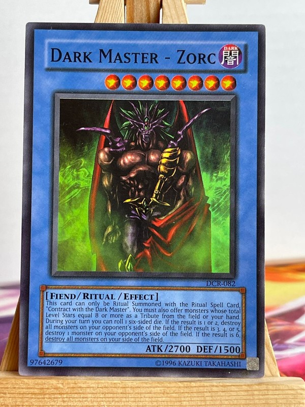 Zorc, Dunkler Meister Dcr-082 Super Rare Englisch Ex Yugioh
