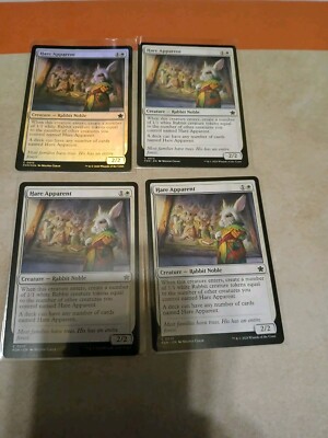 Hare Apparent X4 (1 FOIL) Foundations Pack Fresh MTG MINT