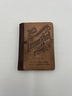 Antique 1893 The Berean Intermediate Lesson Book Series No 2