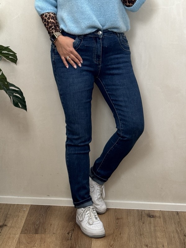 Karostar Stretch Jeans Blau Dunkelblau Vintage Versch Gr. LÃ¤Ssiger Sitz M6 H