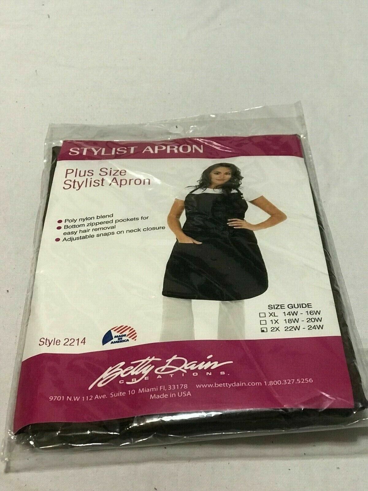 Betty Dain Plus Size Xl Stylist Apron 1x Brown For Sale Online Ebay