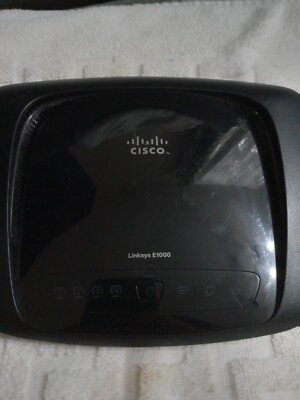 CISCO-LINKSYS E1000 WIRELESS ROUTER-4 FAST ETHERNET PORTS 10/100 2.4GHz