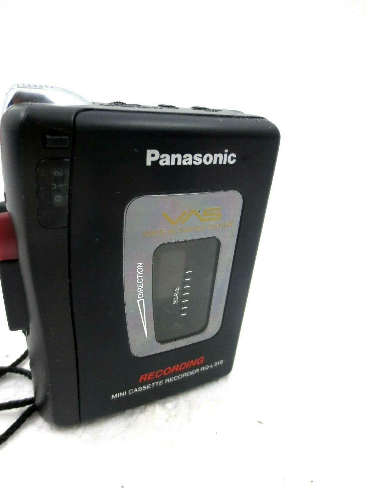 Panasonic Cassette PLAYER Recorder RQ-L319 VAS Voice Activated System  (WORKS)