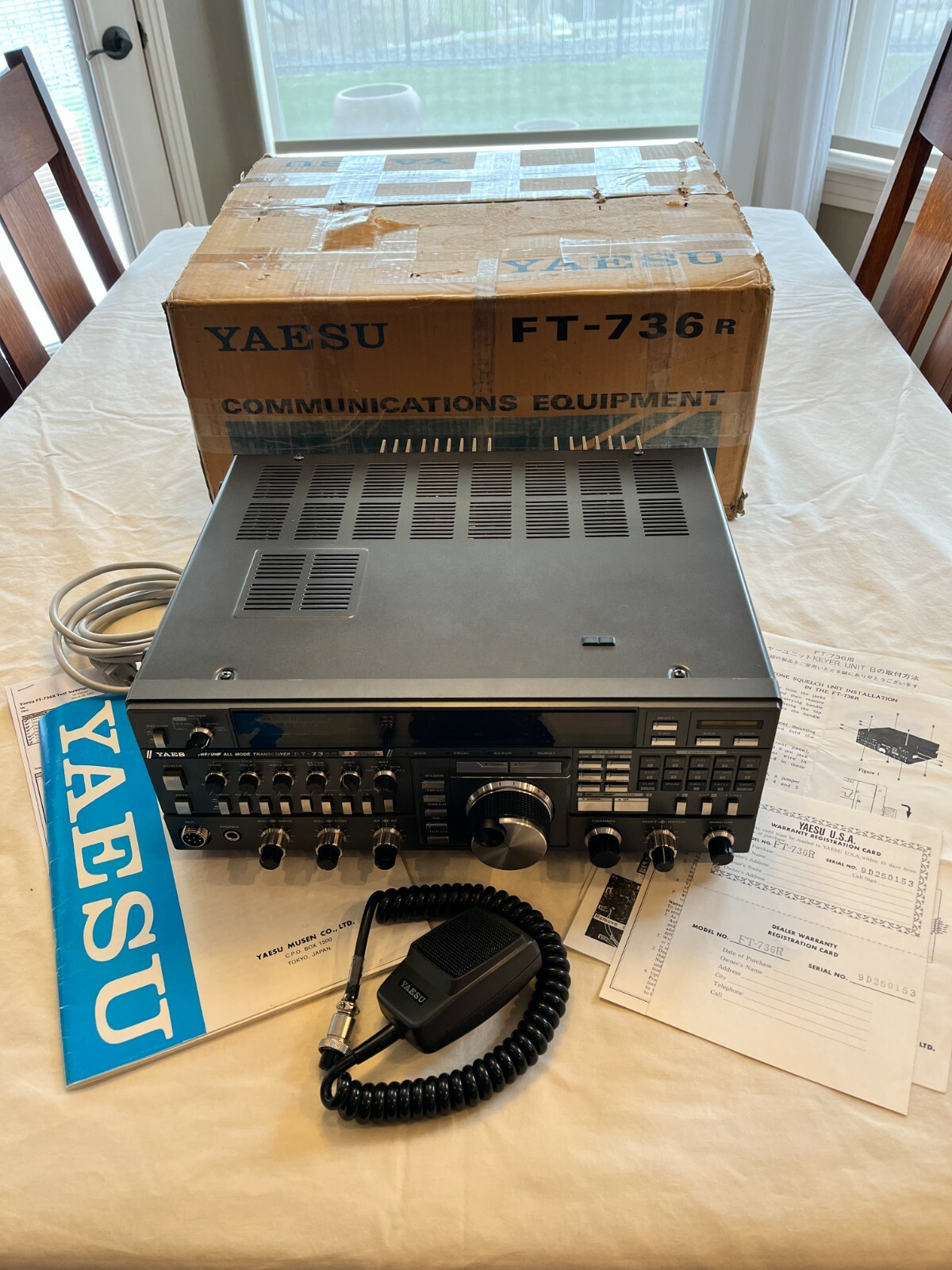 Yaesu FT736R 2m & 70cm satellitecapable transceiver (Fully Aligned)の