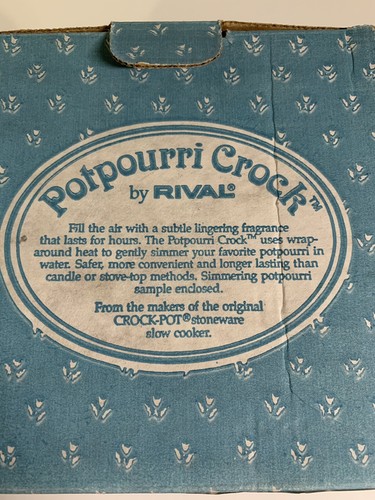 Vintage Rival Potpourri Crock Pot Country Goose Geese