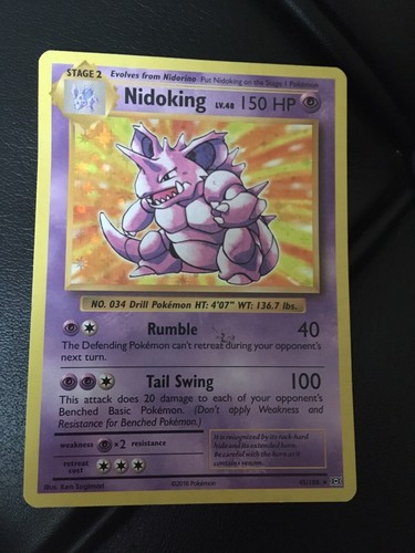 ポケモンカード　Nidoking CrystalType 150/147 英語版 Nidoking 150/147 Aquapolis Holo for sale online | eBay