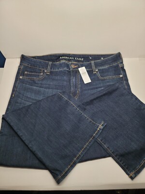 AMERICAN EAGLE Favorite Boyfriend SIZE-18 Women's Jeans Short Super Stretch 