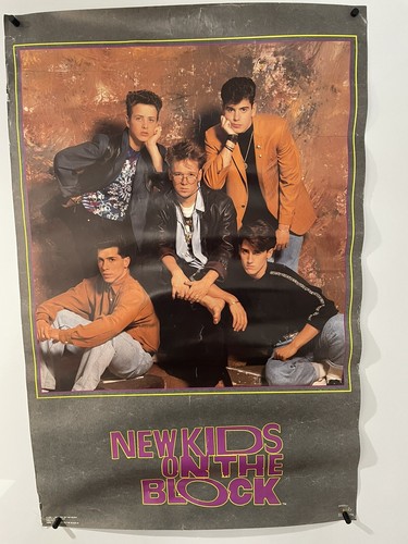 BOLD looking back 90s ポスター NEW KIDS ON THE BLOCK NKOTB 34X22