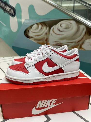 NEW Nike Dunk Low 'Championship Red' White CW1590-600 GS