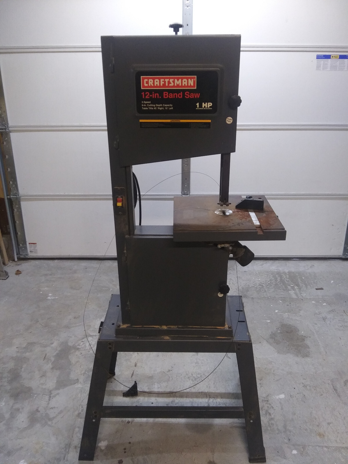 Sears 12 inch band saw discount