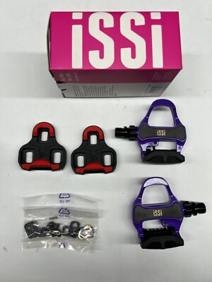 NEW iSSi Road SPD Clipless Pedals 9/16'' PURPLE
