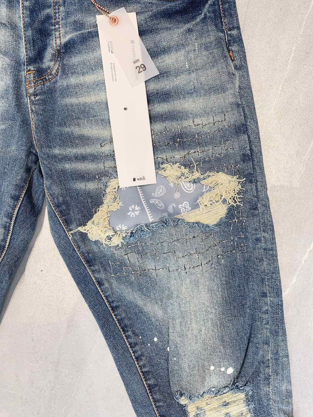 Purples jeans brands high street Repair Low Rise Skinny
