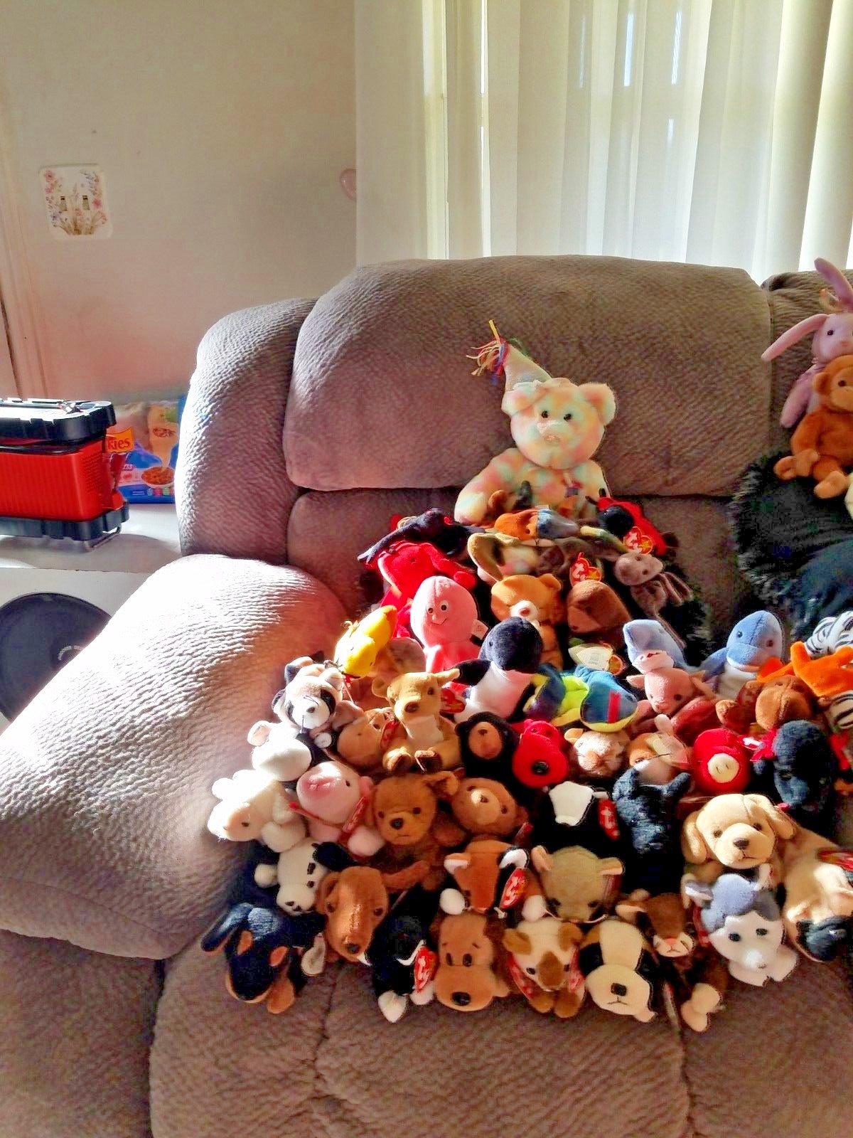 TY BEANIE BABIES , 100% TAGGED, PRISTINE CONDITION, A LOT RETIRED