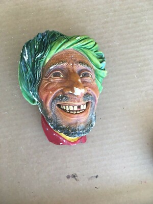 Bossons Chalkware ''Persain Arab Sheik'' 5.25'' Head Bust 