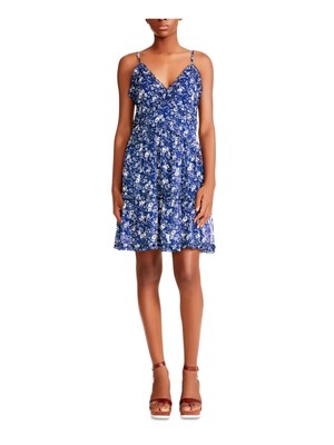 

MADDEN GIRL Женское синее вечернее платье на бретельках выше колена MADDEN GIRL Подростки, Синий