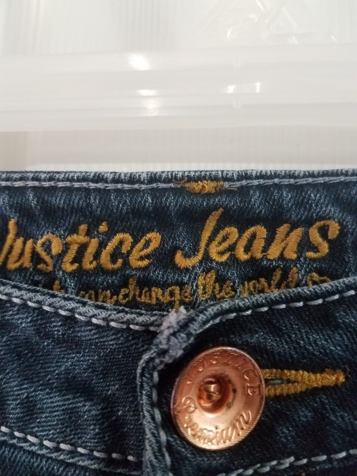 Gently Used! Sz 14 1/2 Justice Jeans Size 14