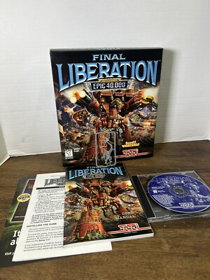 Final Liberation Warhammer Epic 40,000 PC  Including Mini Figure -BIG BOX