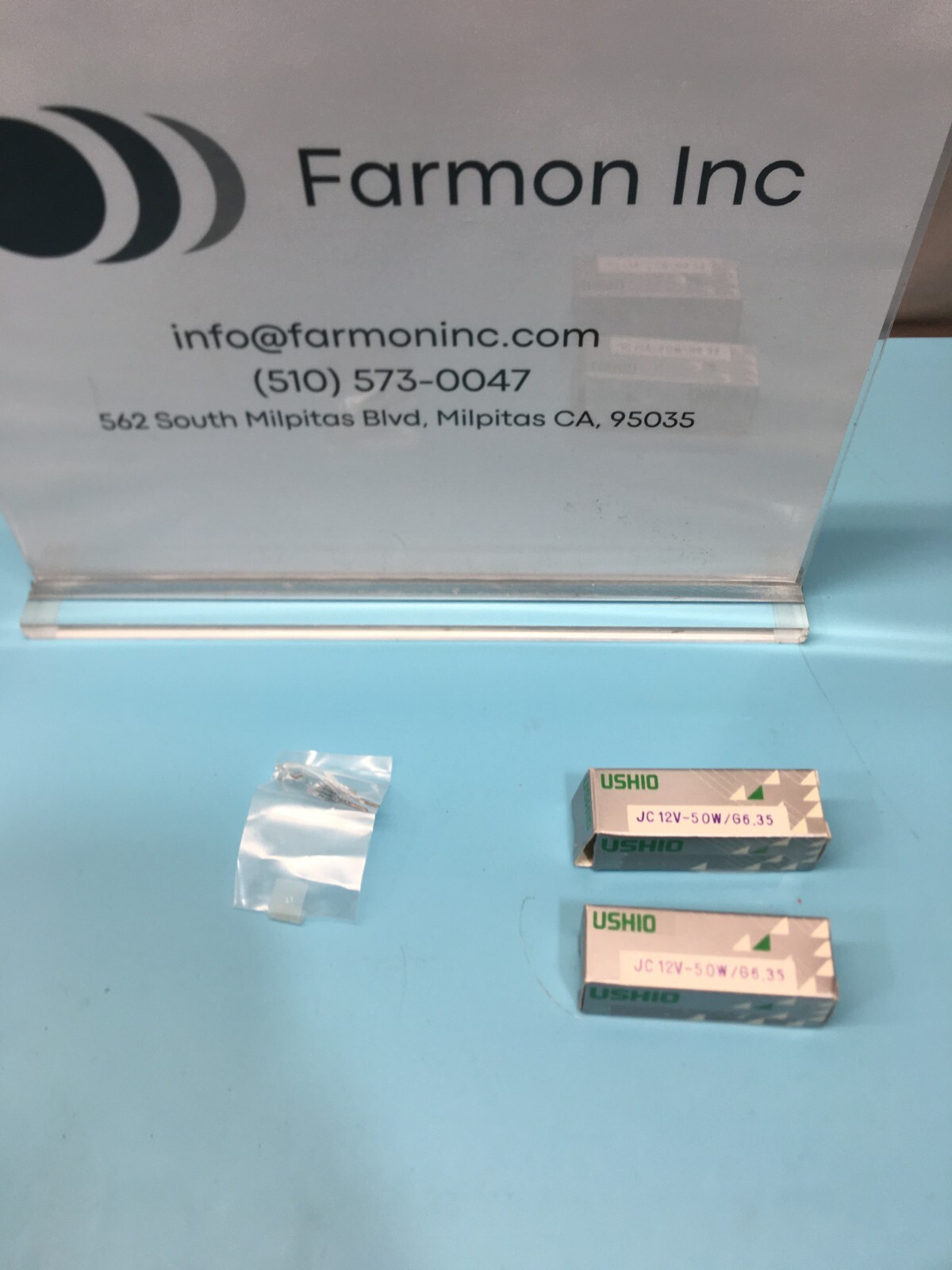 2 USHIO JC12V-50W/G6.35, 164891