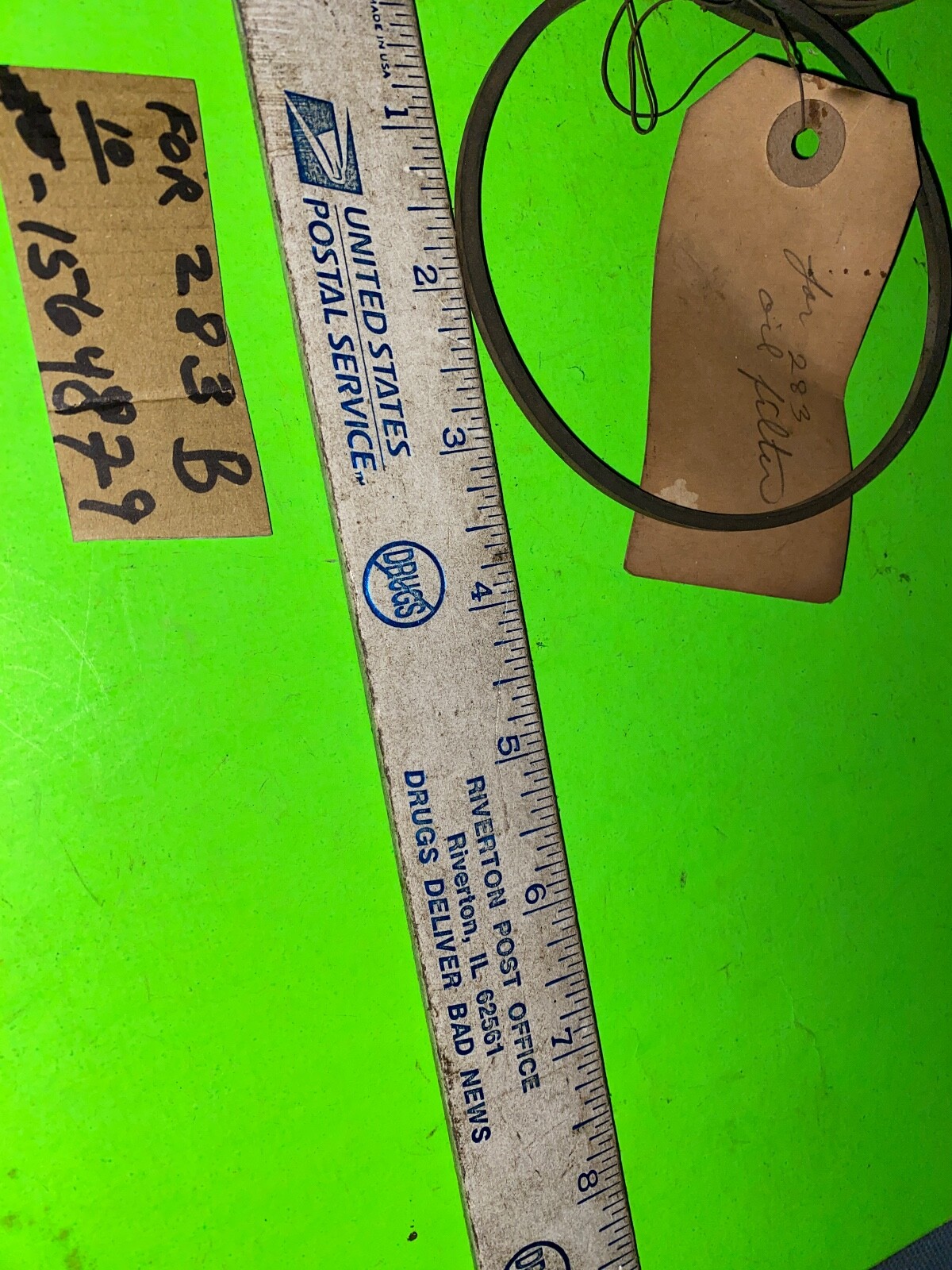 Studebaker 283 V8 oil filter gasket, 1564879. Item: 22373 | eBay