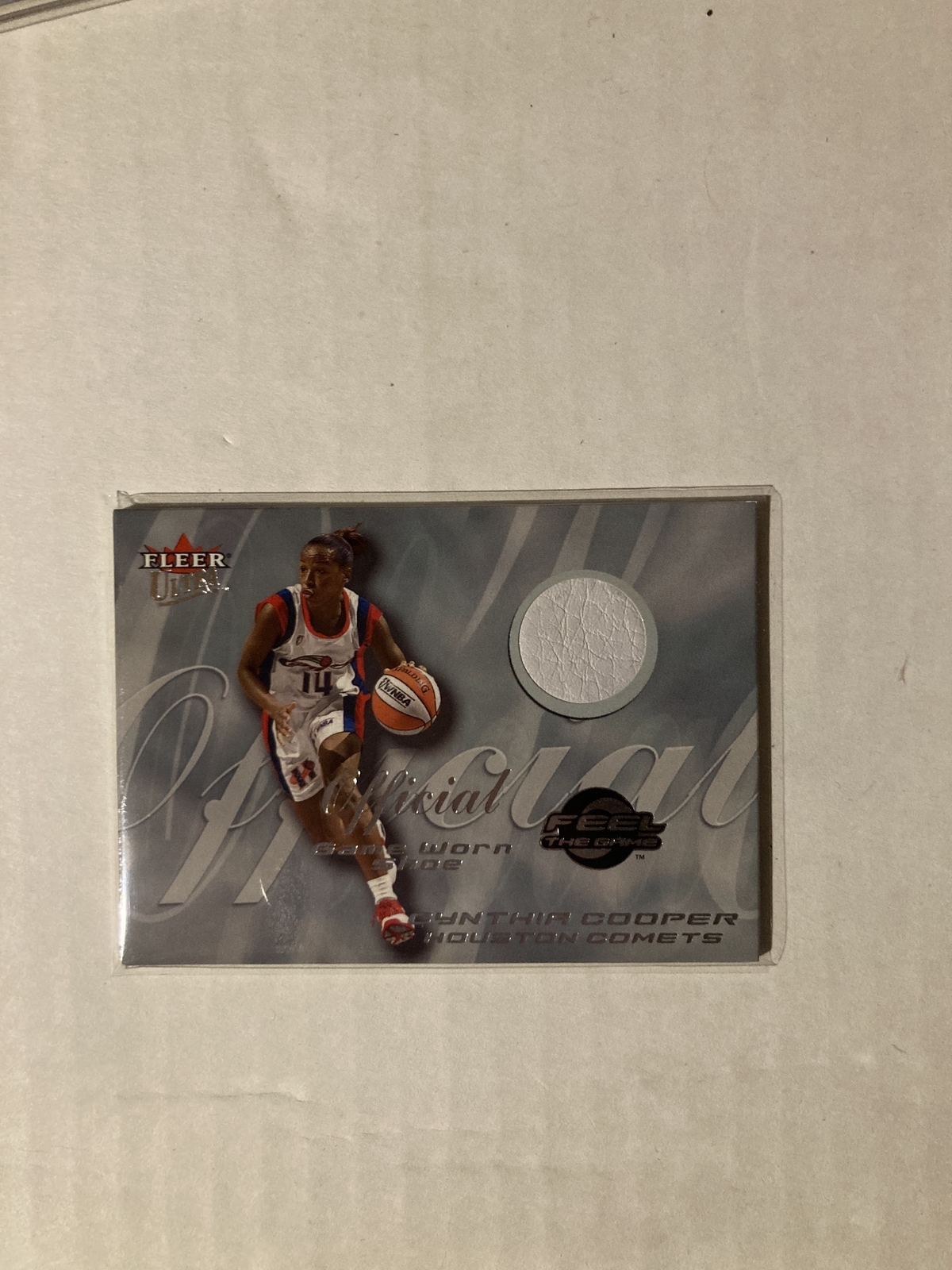 2000 Ultra WNBA Feel The Game Shoe Cynthia Cooper White