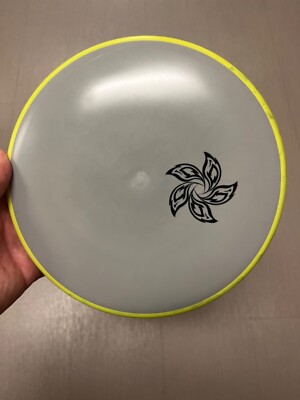 NEW Custom Axiom Mini LORE Gray Fission Envy 172g yellow-green rim bottom stamp