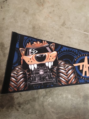 Tax Monster Truck Racing Monster Jam Pennant