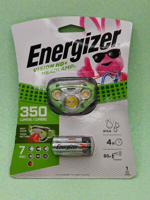 Energizer Vision HD Headlamp 350 Lumens 7 Modes 3 AAA Batts  BEST PRICE ON EBAY!
