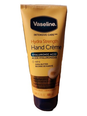 Vaseline Intensive Care Hand Crème Cream HYDRA STRENGTH Hyaluronic Acid 3.4 oz