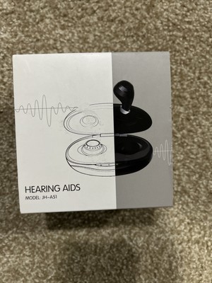 Pair Rechargeable Digital Invisible Hearing Amplified sound Voice Model JA-A610