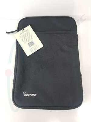 Bump Armor Tech-Pro 13'' Black Slim Carry Sleeve Case w Handle For Tablets Laptop
