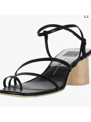 

Женские кожаные босоножки на каблуке DOLCE VITA Black Lizard Zyda с носком на блочном каблуке 6,5, Черный, ZYDA-001