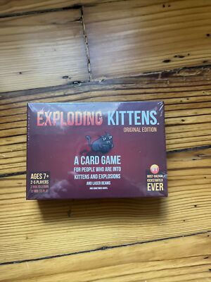 EXPLODING KITTENS Card Game - Brand New Sealed