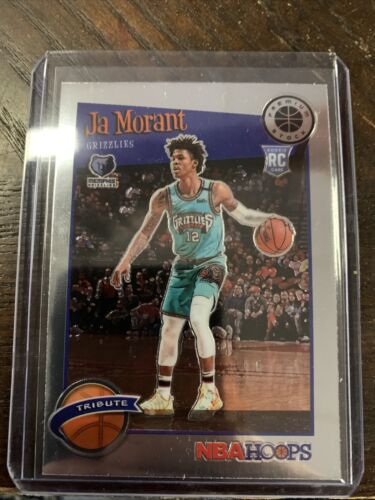 Ja Morant Signed Grizzlies 34x42 Custom Framed LED-Backlit Jersey Display with 2019-20 Hoops #297 RC & 2019-20 Donruss Optic #168 RR RC (Panini & PSA 10)