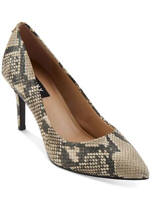 

Женские кожаные туфли без шнуровки DKNY со змеиной отделкой Randi Stiletto 9,5 м, Бежевый, K4998811