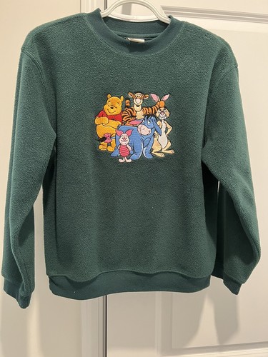 The Disney Store Winnie the Pooh \u0026 Friends Vintage Youth Fleece Sweatshirt  | eBay