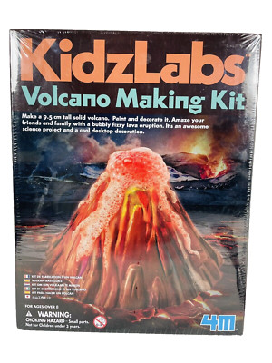 Volcano Making Kit by Kidz Labs Fun Science Product 4M NEW Factory SEALED Age 8+