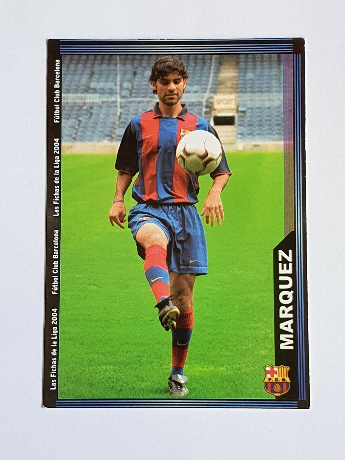 2003-04 Rafael Marquez 1st Year FC Barcelona #142 Mundicromo