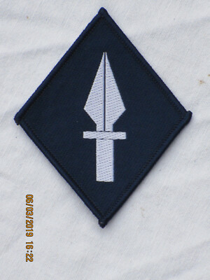 1st UK Signal Brigade , blau, TRF, Patch, Abzeichen, Fernmelder