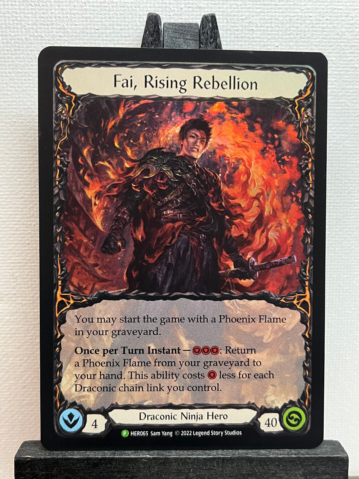 Fai, Rising Rebellion HER065 Rainbow Foil Flesh and Blood Fai, Rising Rebellion HER065 Rainbow Foil Flesh and Blood