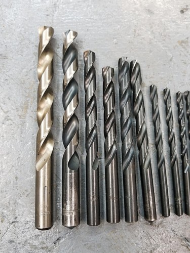 (37)CLEVELAND TWIST DRILL BITS HIGH QUALITY USA LARGEST 1/2