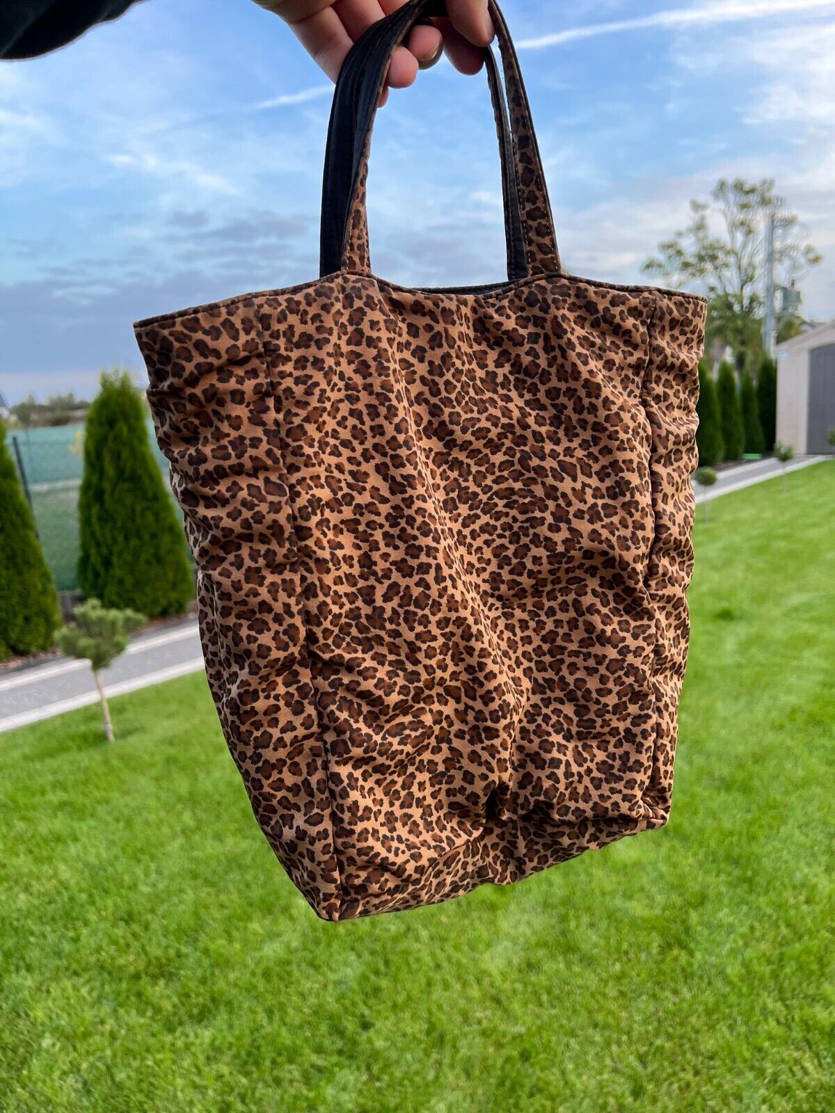Vintage 90s Bottega Veneta reverisble leopard print black Vintage 90s Bottega Veneta reverisble leopard print black