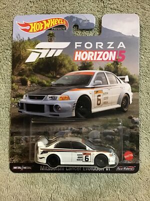2022 Hot Wheels Forza Premium MITSUBISHI LANCER EVOLUTION VI.  1/64 Real Riders