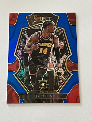 2022-23 Panini Select AJ Griffin Retail Premier Rookie Silver Prizm Parallel SP