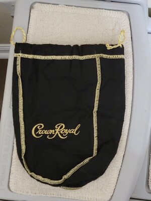 * BLACK & GOLD * Authentic Crown Royal 9'' Bag * BULK PRICING! * BEST PRICING!