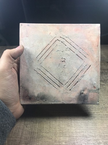 Antique Tile VILLEROY & BOCH Tile 5-7/8” X 5-7/8” X 3/8” “V&B 22 B Z”