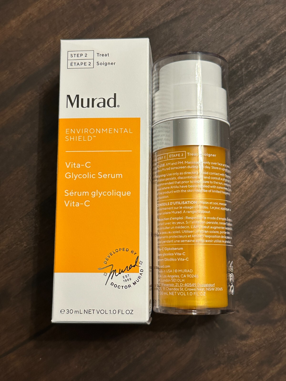 Murad Environmental Shield Vita-C Glycolic Serum 30 mL/1 fl oz NEW