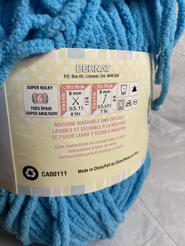Bernat Baby Blanket Baby Teal Yarn