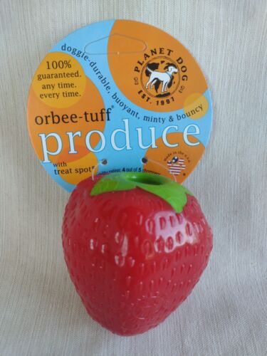 Planet Dog Orbee-Tuff Produce Strawberry Treat-Dispensing Do