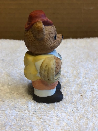 Homco German Hiking Bear Figurine